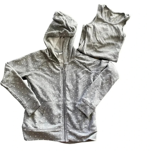 OLD NAVY JUSTICE EUC HOODIE SWEATSHIRT SHIRTS TOPS SUMMER TSHIRT SIZE L 10 12 - Picture 8 of 8